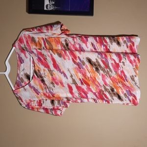 JM Collection Short Sleeve Blouse